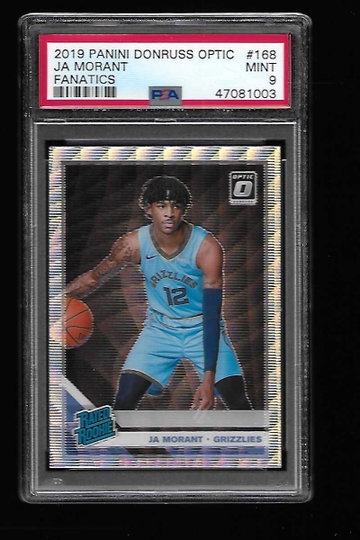 2019 Donruss Optic Fanatics JA Morant PSA 9