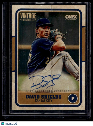 2025 Onyx Vintage David Shields #VADASH Autographs AU