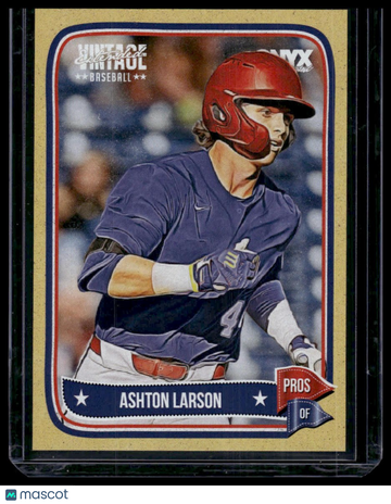 2024 Onyx Vintage Extended Ashton Larson #OVASLA Yellow SN