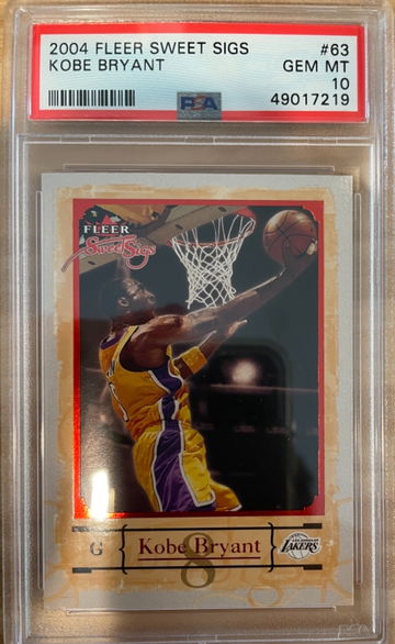 Kobe Bryant 2004 Fleer Sweet Sigs #63 PSA 10 Gem Mint Mamba