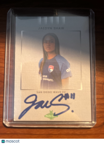 2022 Parkside Paramount NWSL Jaedyn Shaw gray Rookie