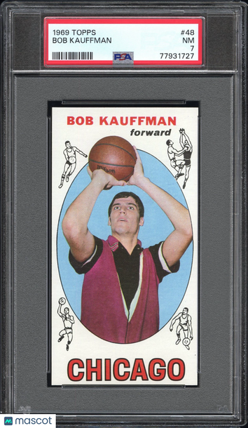 1969 Topps Bob Kauffman #48 PSA 7