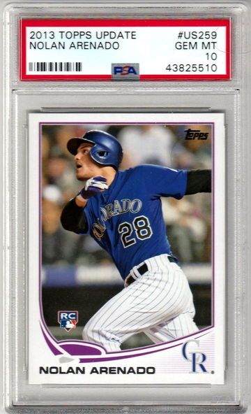 Nolan Arenado 2013 Topps Update Rookie Card RC PSA 10 Gem Mint