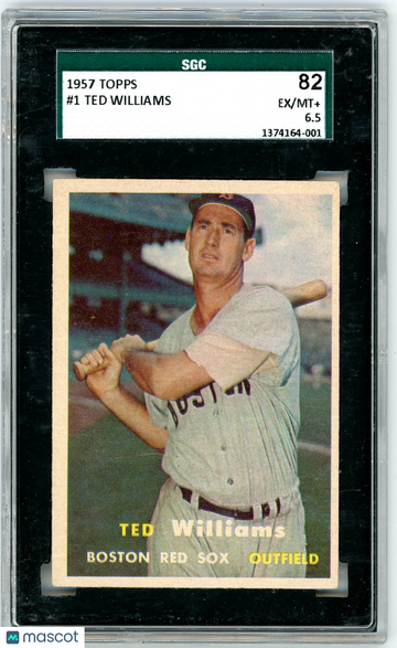 1957 Topps Ted Williams #1 SGC 6.5