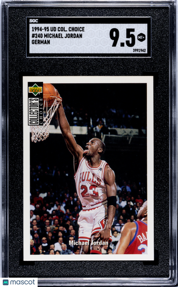 1994 Upper Deck Collector's Choice Michael Jordan #240 German SGC 9.5