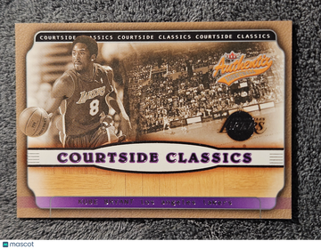 2001 Fleer Authentix Courtside Classics #11 Kobe Bryant