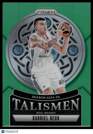 2024-25 Panini Prizm Euroleague Gabriel Deck #5 Green Prizm