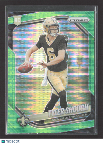 2025 Panini Prizm Tyler Shough #327 Green Pulsar RC