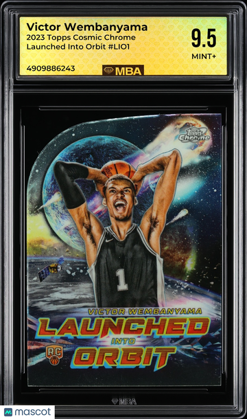 2023 Topps Cosmic Chrome Launched Into Orbit Victor Wembanyama #LIO1 MBA 9.5