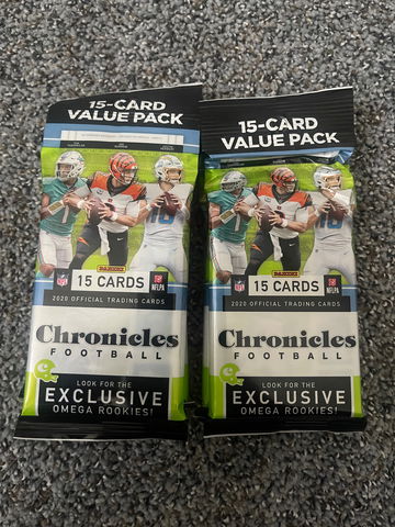 (7) NFL chronicles cellos 