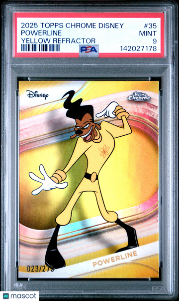 2025 Topps Chrome Disney Powerline #35 PSA 9