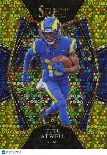 2021 Select Tutu Atwell #161 Gold Disco Prizm Rookie