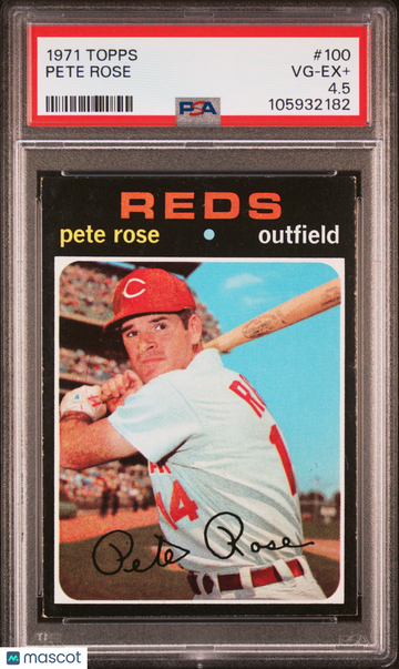 1971 Topps Pete Rose #100 PSA 4.5