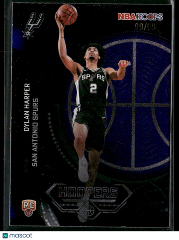 2026 2025-26 Topps NBA Hoops Hoopers Dylan Harper #H-17 Purple Burst /99 RC Rookie