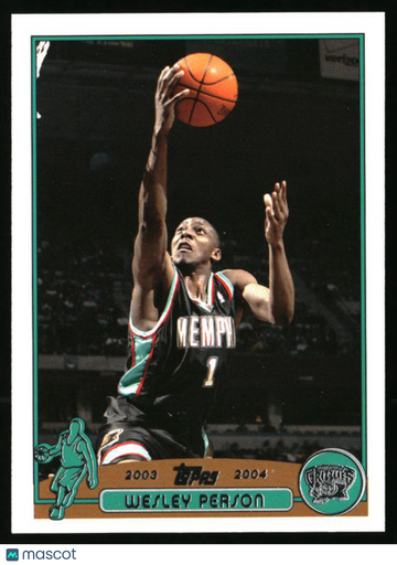 2003-04 Topps Wesley Person #167 Memphis Grizzlies