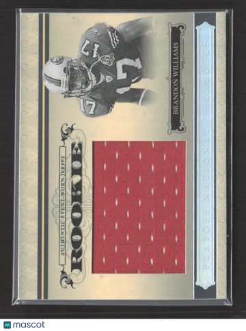 2006 Playoff National Treasures Brandon Williams #117 Authentic Event-Worn Jersey