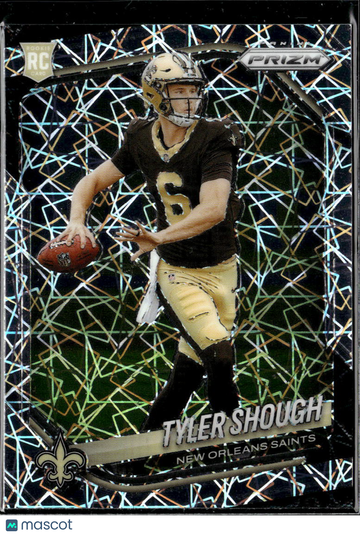 Tyler Shough 2025 Panini Prizm RC Lazer New Orleans Saints