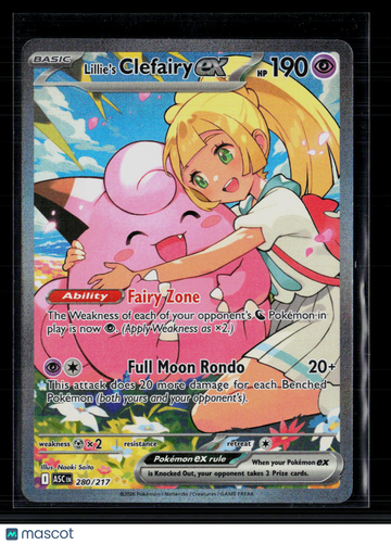 2026 Mega Evolution – Ascended Heroes Lillie's Clefairy EX Holo Secret Rare SAR #280/217