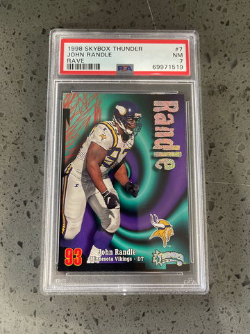1998 skybox thunder John randle rave /150