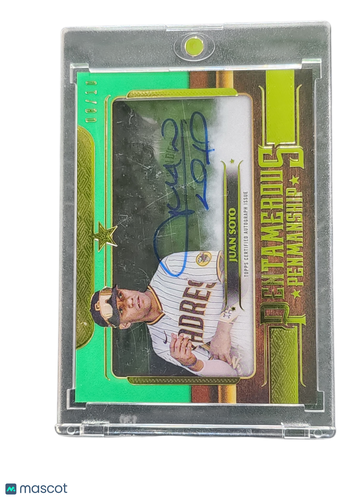 2023 Topps Five Star Pentamerous Penmanship Juan Soto #PP-JS Green /10