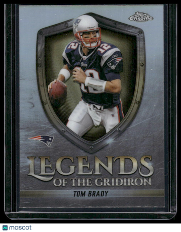 2025 Topps Chrome Legends of the Gridiron Tom Brady #LOG-9 Refractor