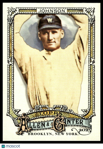 2025 Topps Allen & Ginter Walter Johnson #332