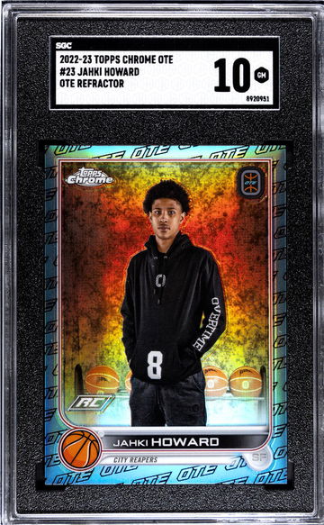 2022-23 Topps Chrome OTE Refractor Jahki Howard #23 RC SGC 10