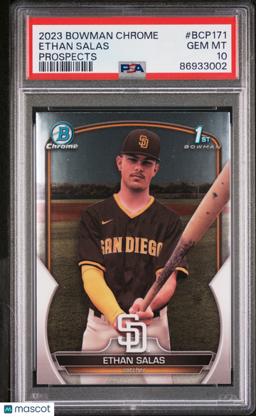 2023 Bowman Chrome Prospects Ethan Salas #BCP171 PSA 10