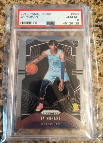 2019 Panini Prizm Ja Morant PSA 10 #249