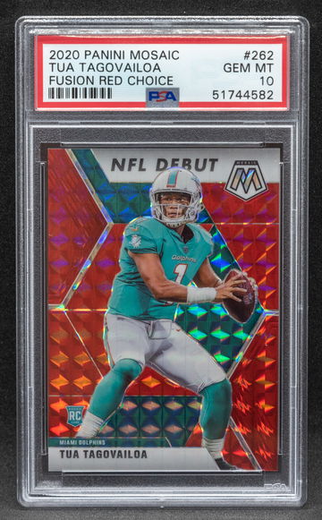Tua Tagovailoa 2020 Mosaic Fusion Red Choice RC 16/80