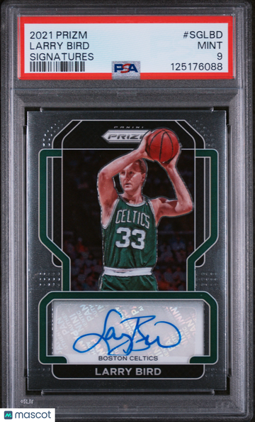 Larry Bird 2021-22 Panini Prizm #SGLBD Signatures