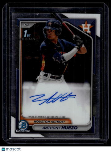 2024 Bowman Anthony Huezo #CPA-AHU Chrome Prospect Autographs AU