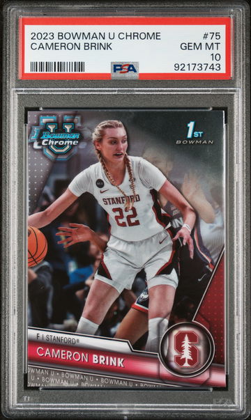 2023 Bowman University Chrome Cameron Brink #75 PSA 10