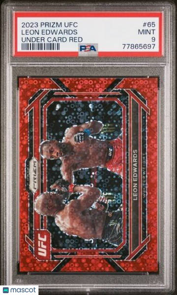 2023 Panini Prizm UFC Leon Edwards PSA 9