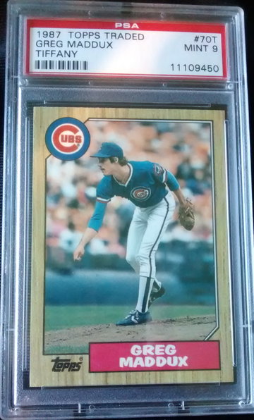 1987 Topps Traded Tiffany Greg Maddux
