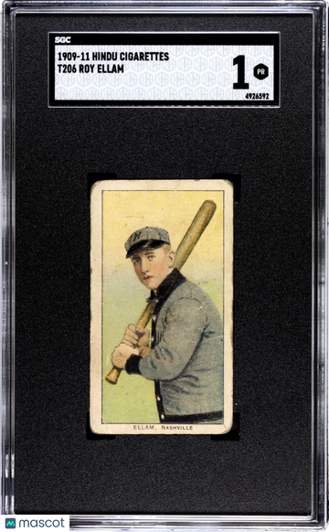 1909-11 Hindu Cigarettes (T206) Roy Ellam SGC 1