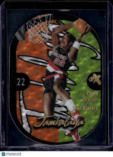 2006 Fleer E-X Jambalaya Clyde Drexler #J-CD