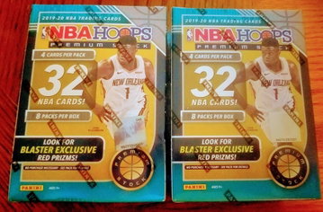 2019-20 Panini Hoops Premium Stock Blaster Lot x 2 