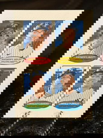 2023 Topps Heritage High Number Stamps 74S-21 Volpe RC Rizzo Cabrera Peraza