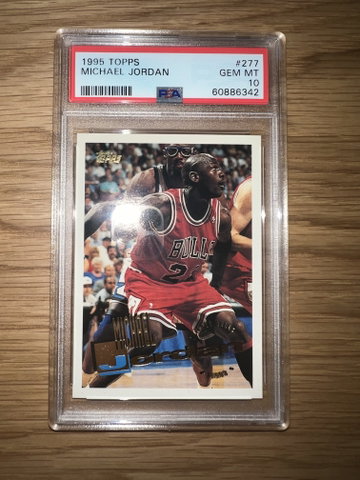 1995 TOPPS MICHAEL JORDAN #277 PSA 10