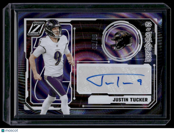 2024 Panini Zenith Justin Tucker #4 Z-Graphs SN,AU