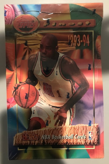 1993-94 Topps Finest Basketball Box