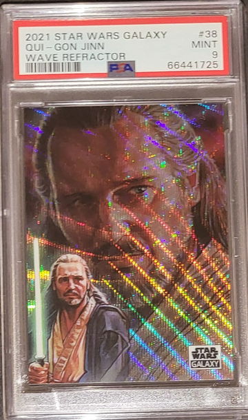 2021 Topps Star Wars Galaxy "Qui-Gon Jinn" PSA 9 