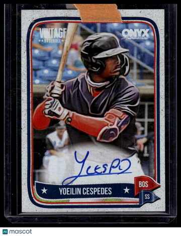 2024 Onyx Vintage Yoeilin Cespedes #VAYOCE Autographs AU