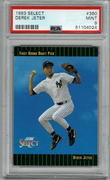 1993 SELECT DEREK JETER PSA 9 RC