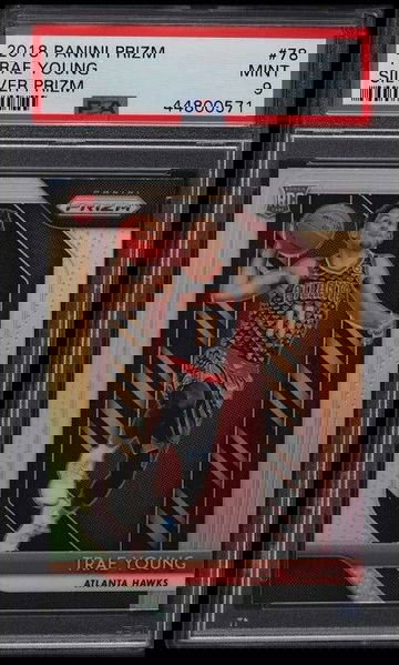 2018 Prizm Trae Young Silver Rookie #78 RC PSA 9