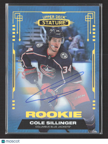 2022 Upper Deck Stature Cole Sillinger #198 /10