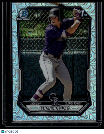 2026 Bowman Ethan Holliday #BCP-1 Chrome Prospects Mojo Refractor