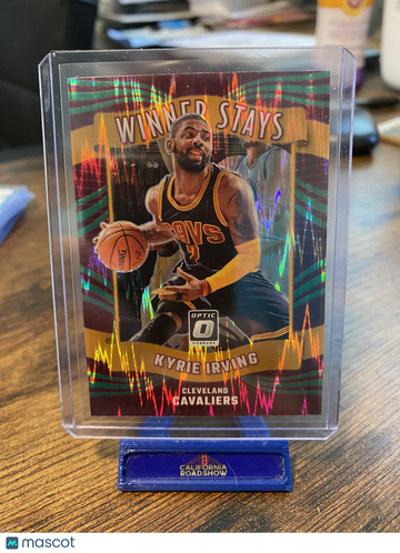 2023-24 Donruss Optic Kyrie Irving #10 Winner Stays Green Shock