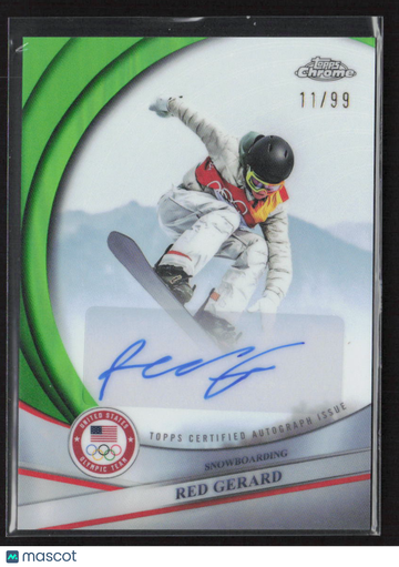 2026 Topps Chrome U.S. Olympics Red Gerard #BCA-RGE /99